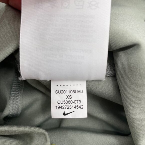 Nike Dri-Fit Yoga High Rise Green Rainbow Stripe Leggings Womens XS Athletic - Picture 6 of 12